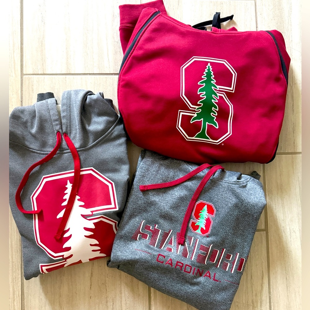 Stanford Cardinal Hoodies and Sweatshirt Set Large